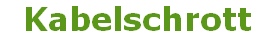 Kabelschrott